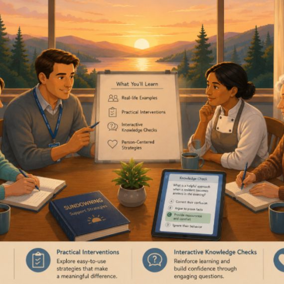 RU Institute - Sundowning Support Strategies course, assisted living and memory care staff training